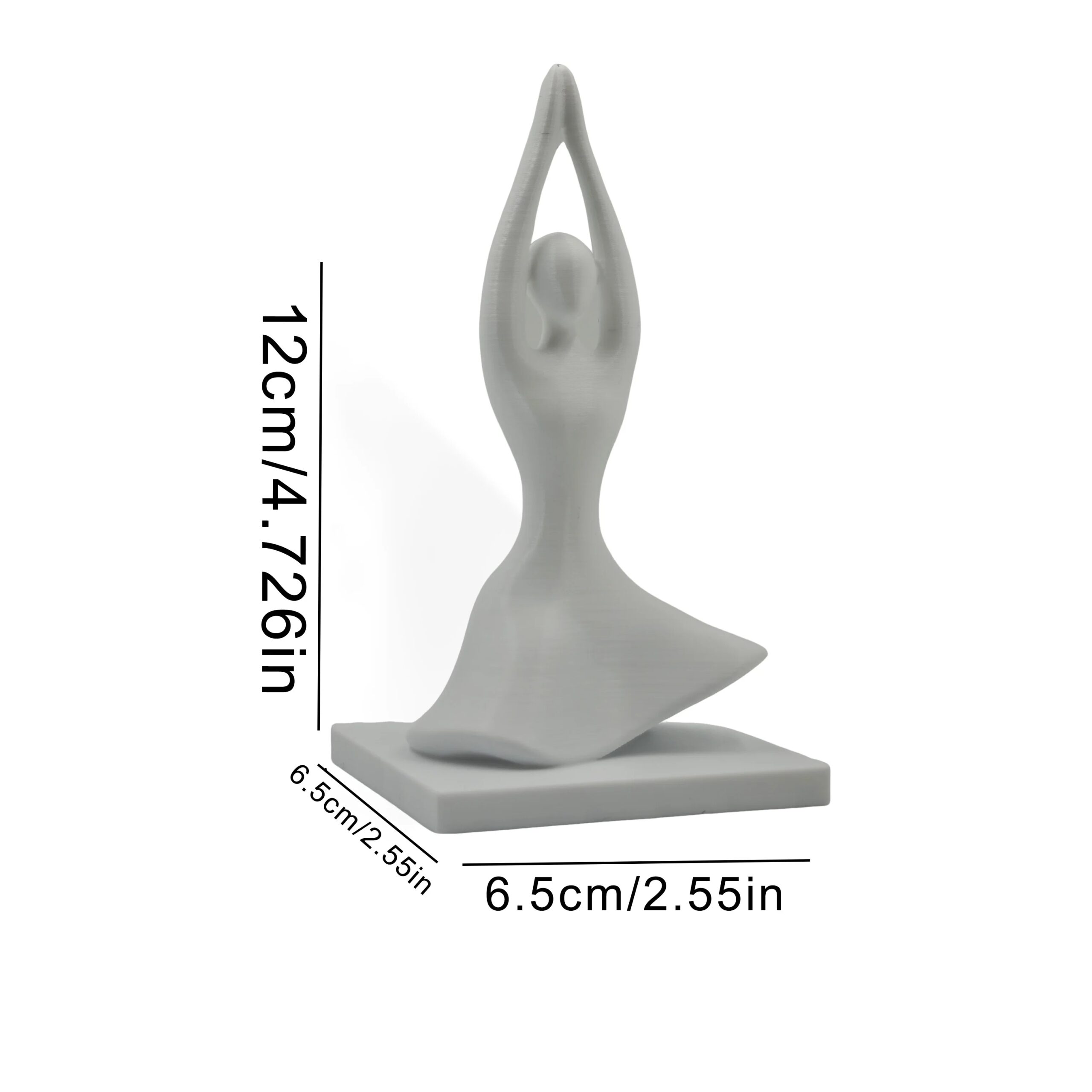 1 piece-simple Zen yoga figure ornaments, bedroom study meditation space decoration, holiday gift collection, no need to answer