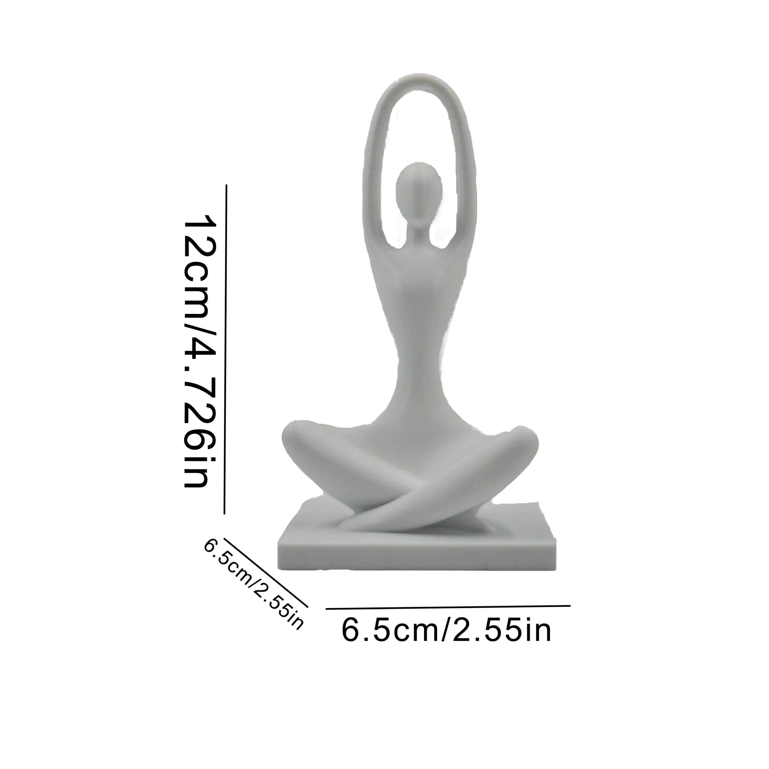 1 piece-simple Zen yoga figure ornaments, bedroom study meditation space decoration, holiday gift collection, no need to answer